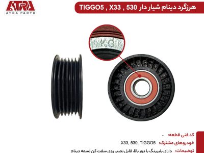 هرزگرد دینام متحرک شیاردار ام وی ام X33,TIGGO5,530